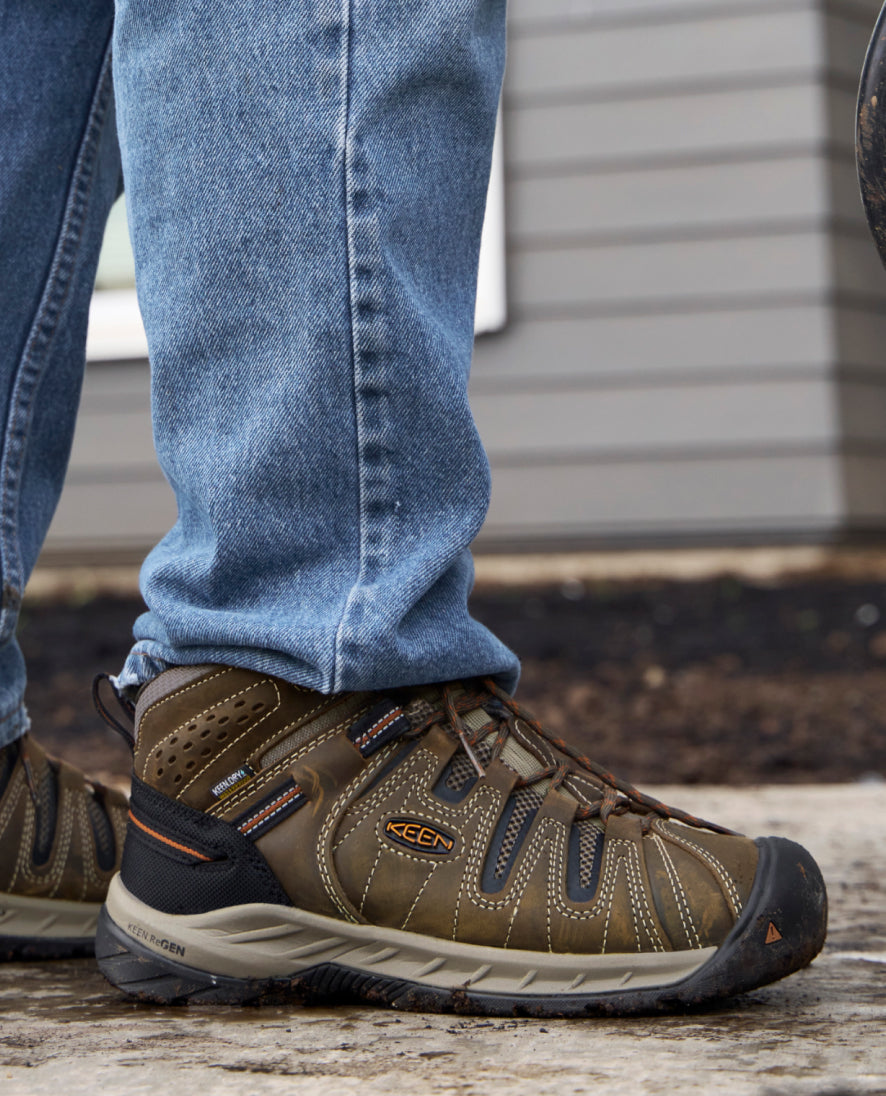 KEEN_UTILITY_FLINT_II_MID_WP_SOFT_TOE_BLACK-OLIVE_BRINDLE_M_1025613_Left_Image